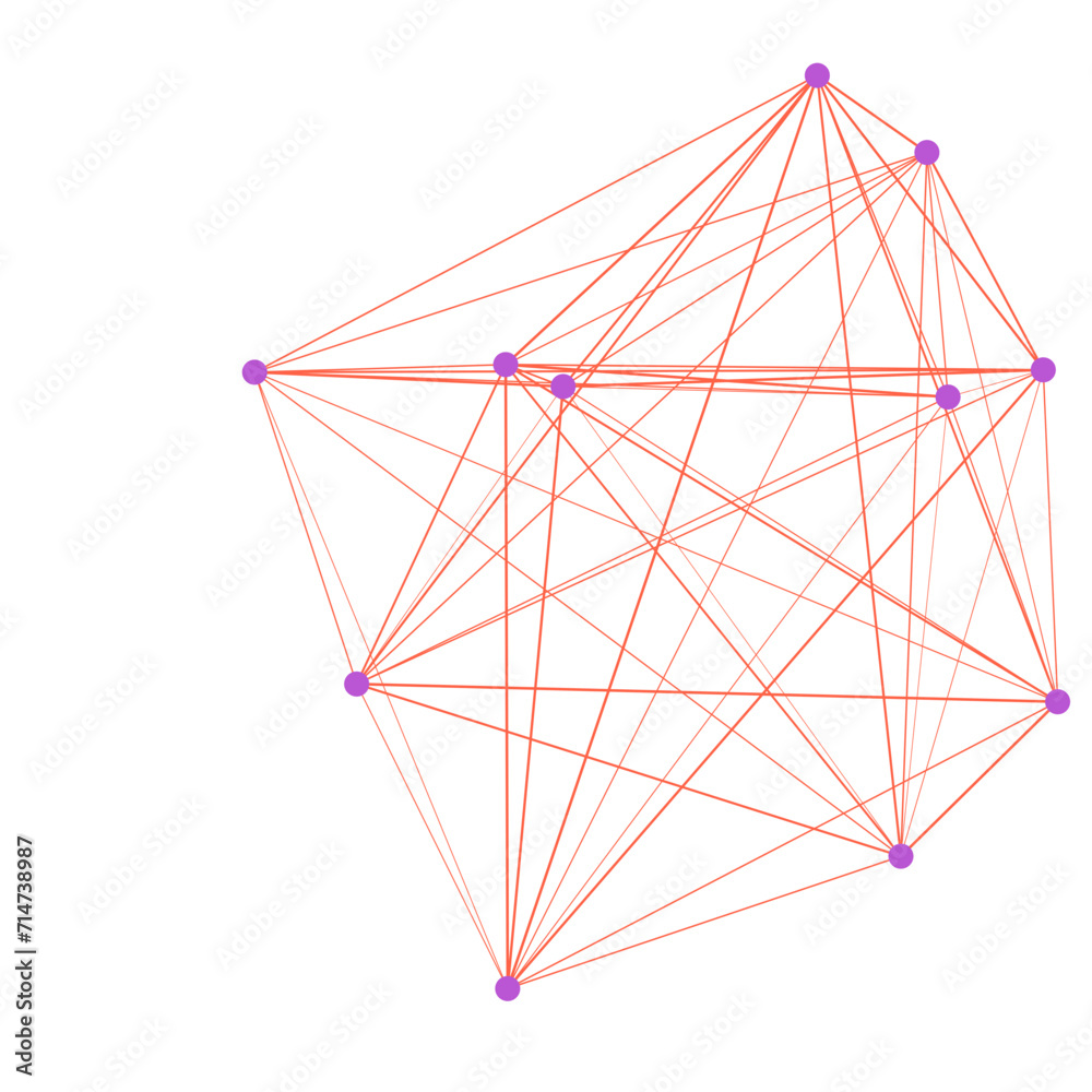 An abstract cut out transparent node network futuristic design element An abstract cut out transparent node network futuristic design element