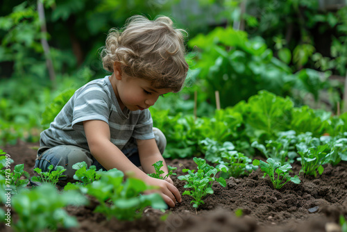 Growing Green: Childhood Adventures in Organic Gardening