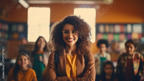 woman in the classroom photo