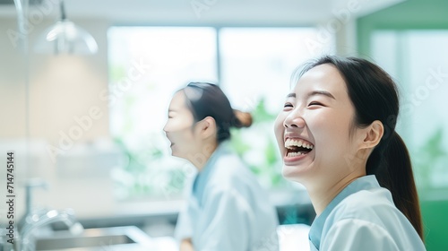 Captured in this snapshot, medical staff members find joy in each other's presence, forming enduring friendships that extend beyond the workplace
