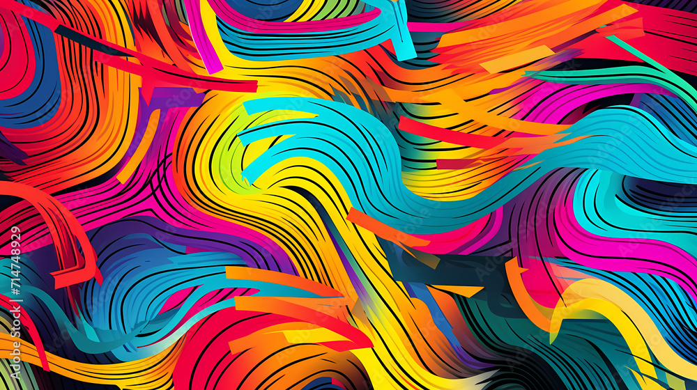 Cute graffiti art abstract background poster web page PPT, art background Cute graffiti art abstract background poster web page PPT, art background
