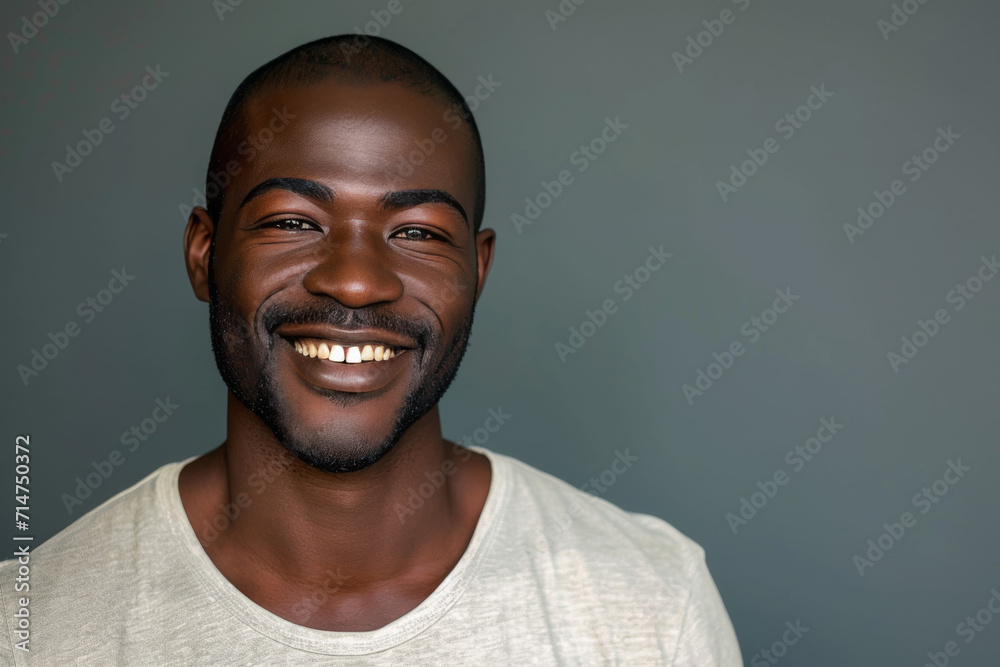 A man with a beard is smiling for the camera