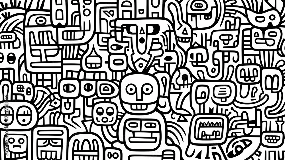 Cute graffiti art abstract background poster web page PPT, art background Cute graffiti art abstract background poster web page PPT, art background