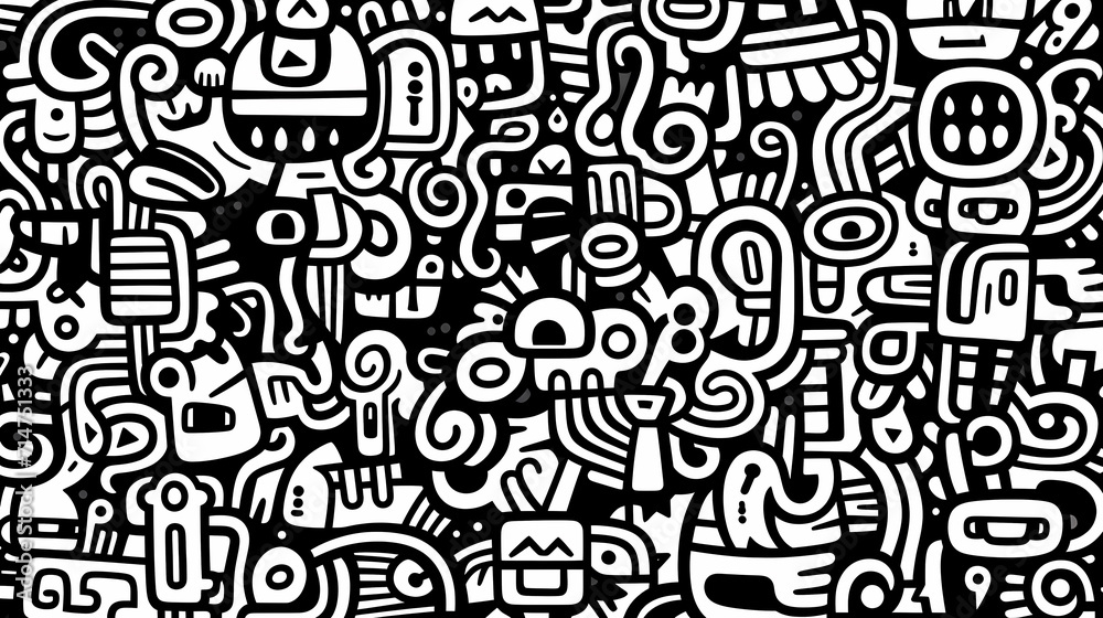 Cute graffiti art abstract background poster web page PPT, art background Cute graffiti art abstract background poster web page PPT, art background