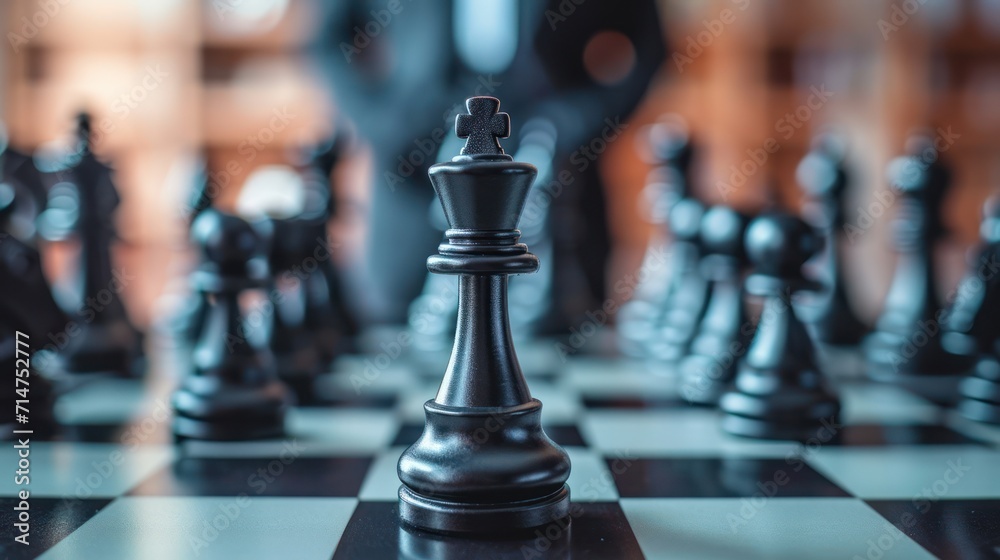 Chess and businessman Chess and businessman