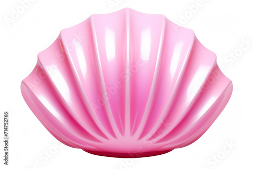 Pink seashells. Vector illustration. Under the sea. Underwater purple life. illustration of a beautiful pearl in a shell on a white background
