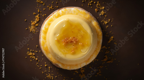Creamy and indulgent kunafeh, a popular dessert during Ramadan