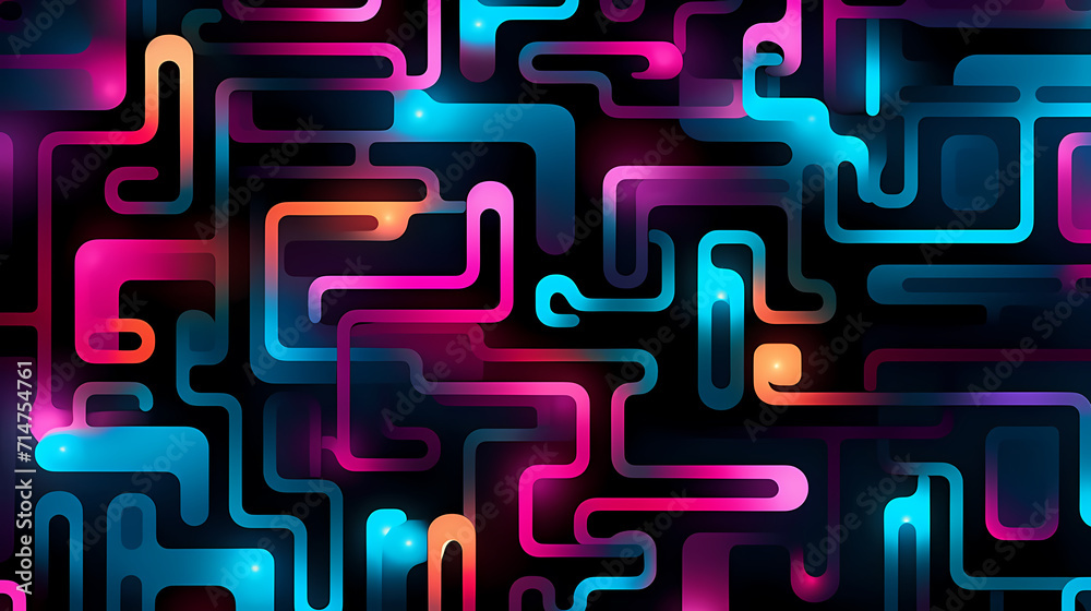 Funny doodle seamless pattern, artistic background Funny doodle seamless pattern, artistic background