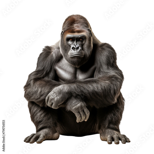 Gorilla clip art © ILLUSTRATION