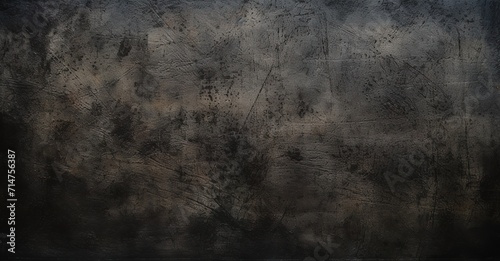 A textured gray cement wall background. generative ai photo
