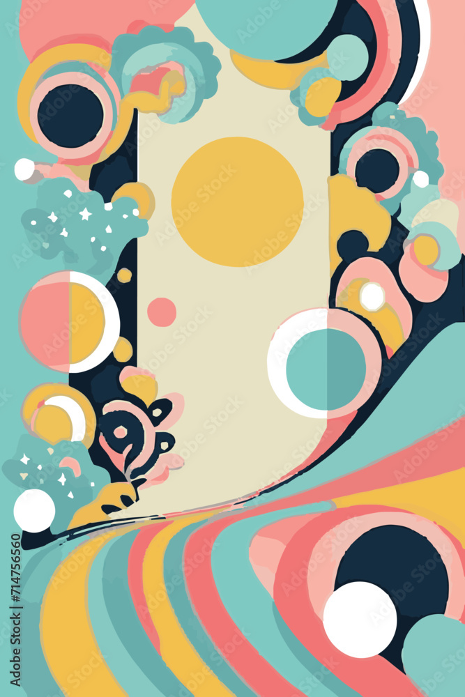 Psychedelic Summer Frame: Dive into the Colors of Spring and Summer with a Hippie-inspired Frame. Perfect for Groovy Parties, Esoteric Magic, and Vibrant Gatherings. Psychedelic Summer Frame: Dive into the Colors of Spring and Summer with a Hippie-inspired Frame. Perfect for Groovy Parties, Esoteric Magic, and Vibrant Gatherings.