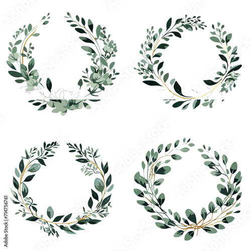 wreath SVG, wreath png, wreath frame, frame svg, frame illustration, wreath illustration, frame, vector, vintage, floral, design, decoration, pattern, ornament, border, illustration, flower, ornate, © Feroza Bakht 