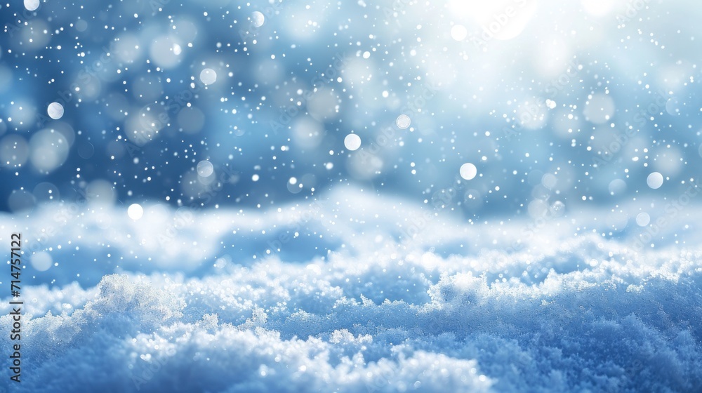 Bright Light Shining on Snow Covered Ground Bright Light Shining on Snow Covered Ground