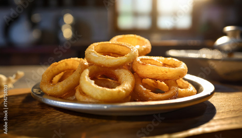 Crispy Fried Onion Rings: Delicious Appetizer with a Golden Crunch