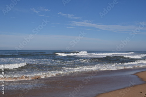 waves on the beach