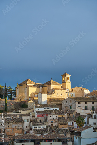 panoramic of the town of Cehegin in Murcia, Spain.