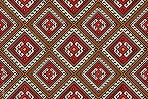 Основные RGBVector colorful geometric ethnic illutration