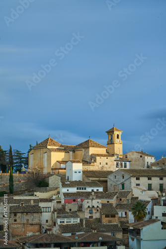 panoramic of the town of Cehegin in Murcia, Spain.