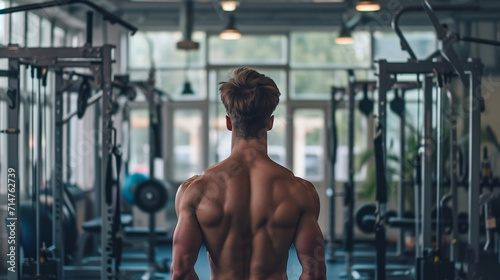 Vu de sa salle de sport pour une séance pleine de motivation 