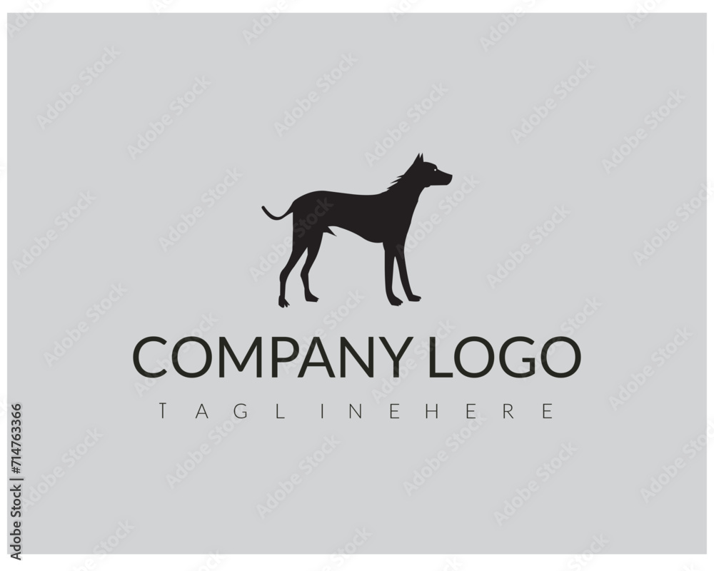 logo design for dog walking, training.