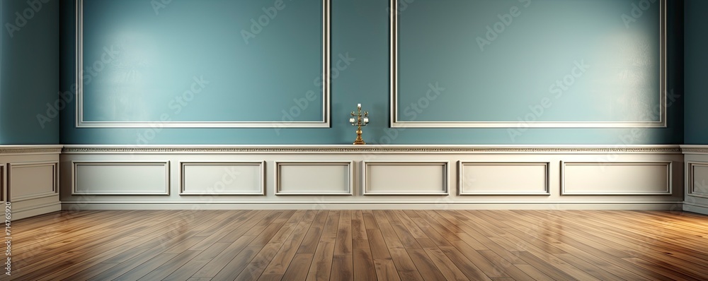 Empty room, interior, front viiew, simple Empty room, interior, front viiew, simple