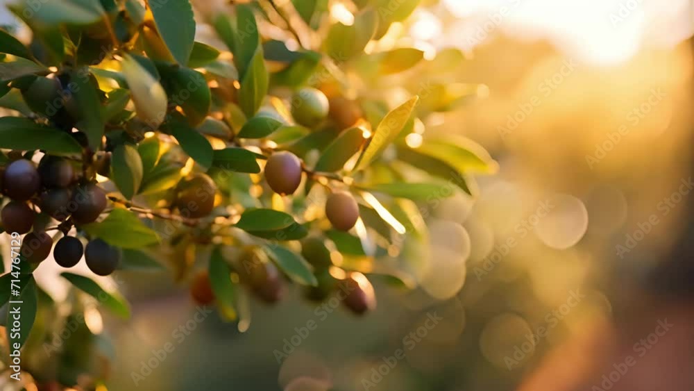 Olive tree branch