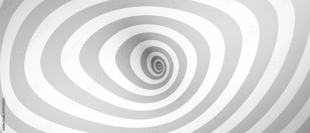 Monochrome Hypnotic Spiral Pattern Monochrome Hypnotic Spiral Pattern