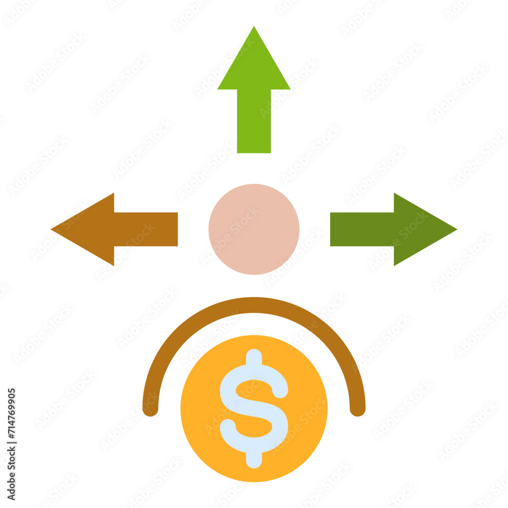 Decision Flat Icon Decision Flat Icon