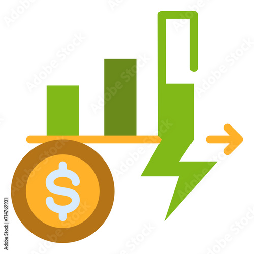 Disruption Flat Icon