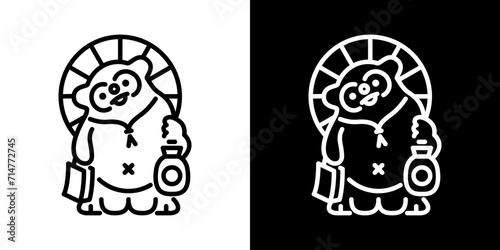 信楽焼の狸のアイコン