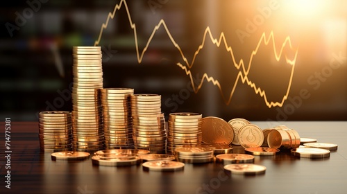 Currency exchange and money transfer concept with world map and banknotes of different currencies with graph background