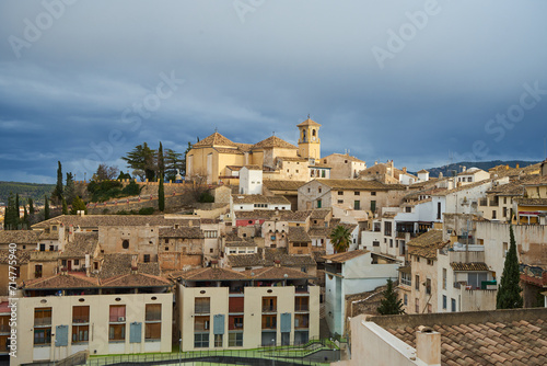 panoramic of the town of Cehegin in Murcia, Spain.