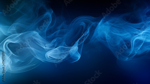 dark blue smoke background