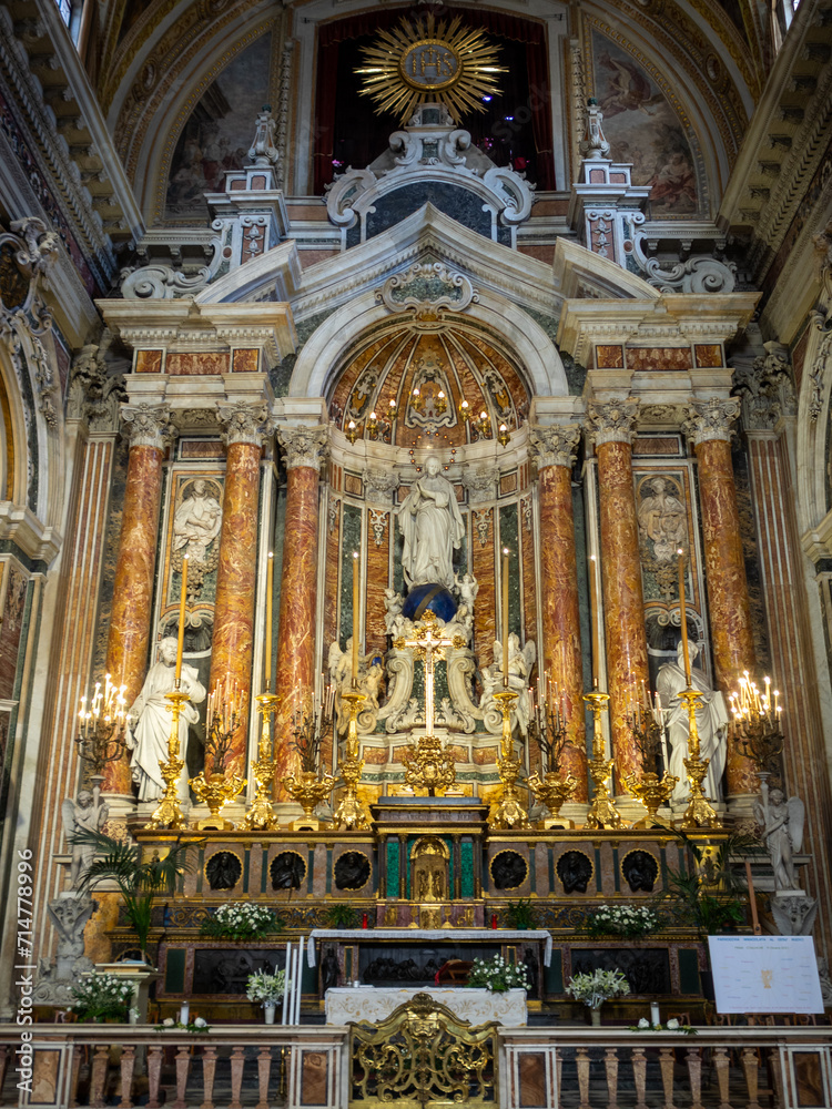 Gesú Nuovo Church high altar, Naples