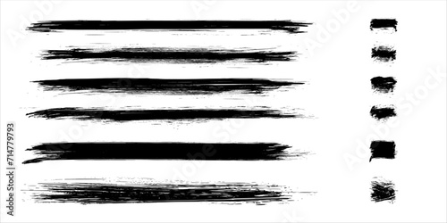 Black grunge splater brush stroke ink template collection