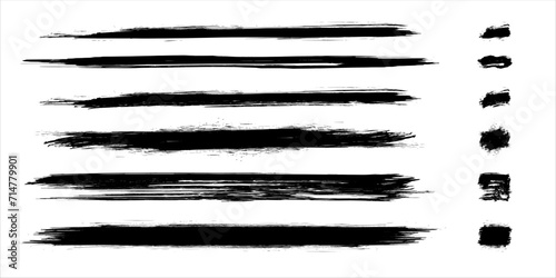 Black grunge splater brush stroke ink template collection