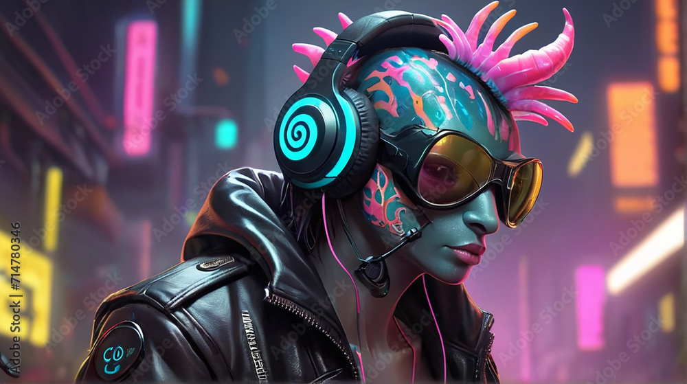 Nudibranch Synthwave Serenity Down Under by Alex Petruk AI GENERATED Nudibranch Synthwave Serenity Down Under by Alex Petruk AI GENERATED