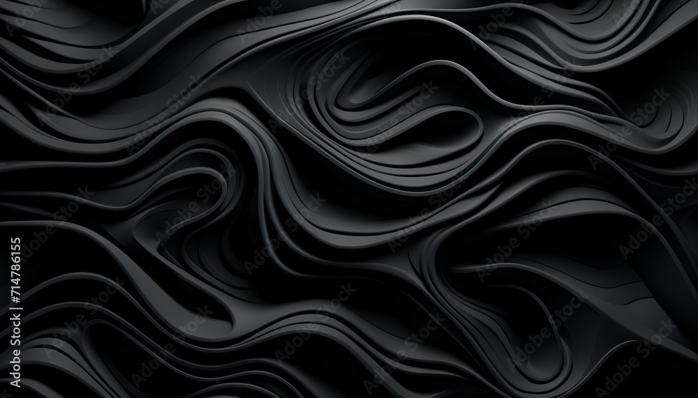 3d black background, Geometric Abstraction 3d black background, Geometric Abstraction