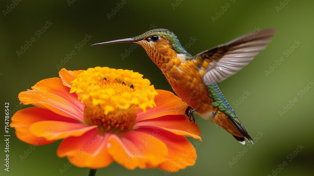 Fototapeta premium hummingbird in flight