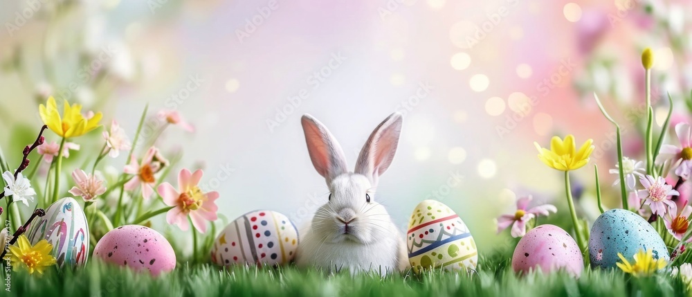 Fototapeta premium Easter rabbit, easter Bunny.