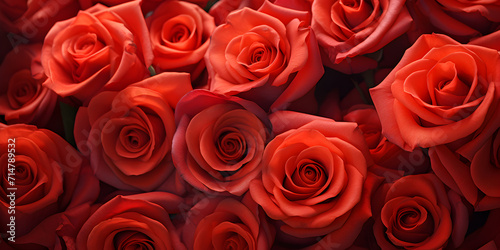  great Valentine s Day  red roses background.
