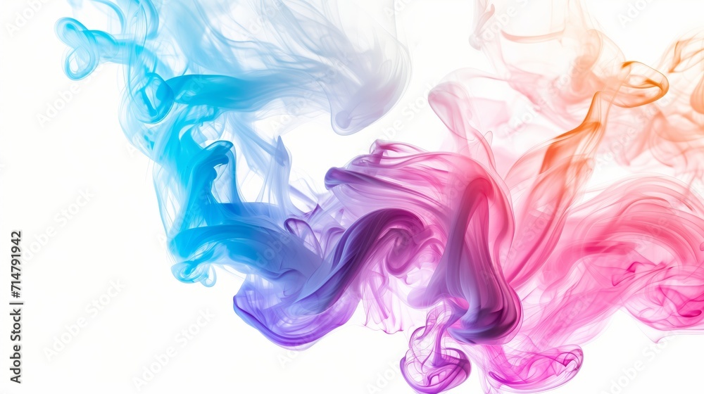 Abstract Whirls: The Dynamic Beauty of Smoke Art