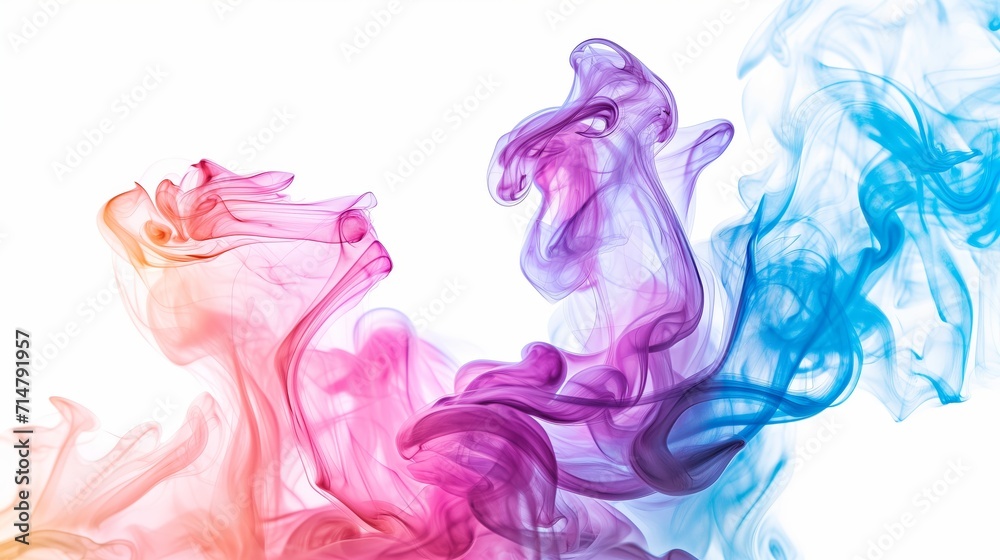 Wispy Wonders: The Delicate Dance of Smoke and Color Wispy Wonders: The Delicate Dance of Smoke and Color