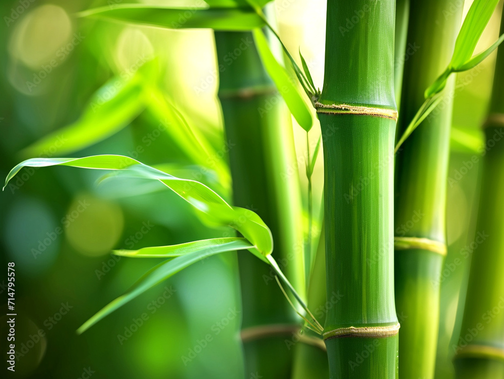 Fototapeta premium Bamboo, Signifying strength and growth, Chinese new year, 4000pixel,300DPI, illustrations Planner elements for Commercial use 