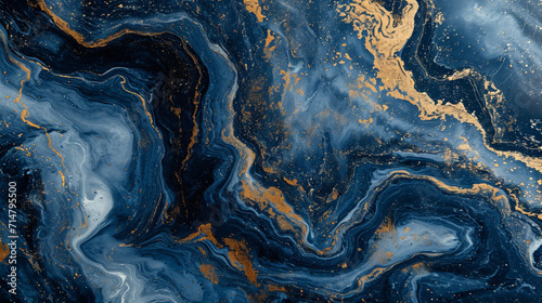 Navy Blue and Tan marble background