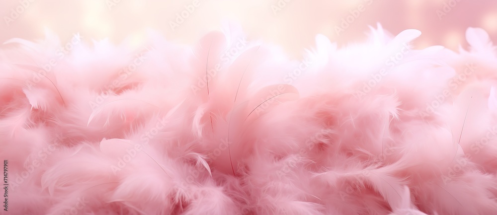 Pink Fluffy Cotton Candy Background