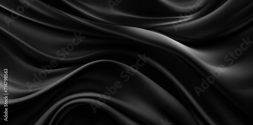 Abstract Black velvet cloth background