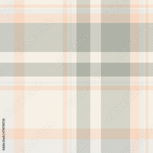 Birthday card texture vector seamless, printout plaid fabric background. Jpg textile pattern tartan check in linen and light colors.