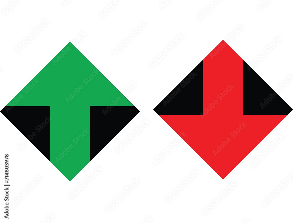 Up and down arrow flat style. Vector illustration icon isolated on white background.Eps10 Up and down arrow flat style. Vector illustration icon isolated on white background.Eps10