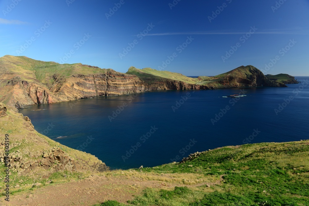 Canical, Madeira island, Portugal. The dramatic and beautiful Ponta Sao Lourenco in December.